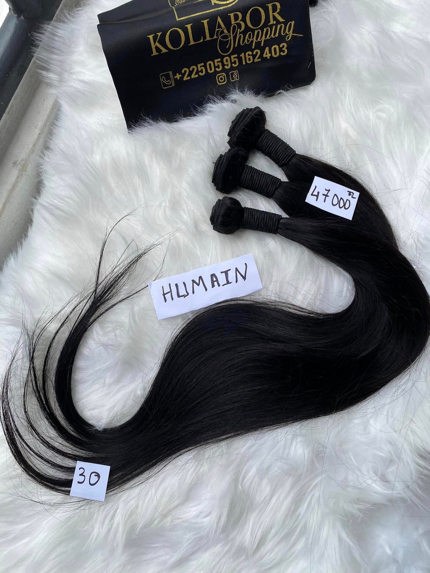 Boule de Mèches Humaine – Longueur 30