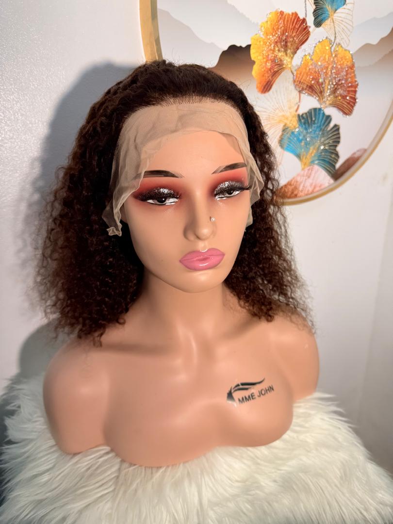 Perruque Water Wave SDD 16 pouces – Deux Tons Marron Honey Brown