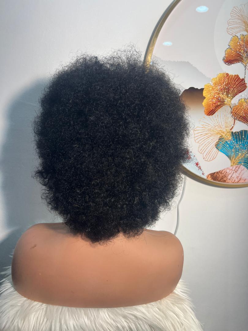 Perruque Jerry Curly Frontal T LG 8 pouces