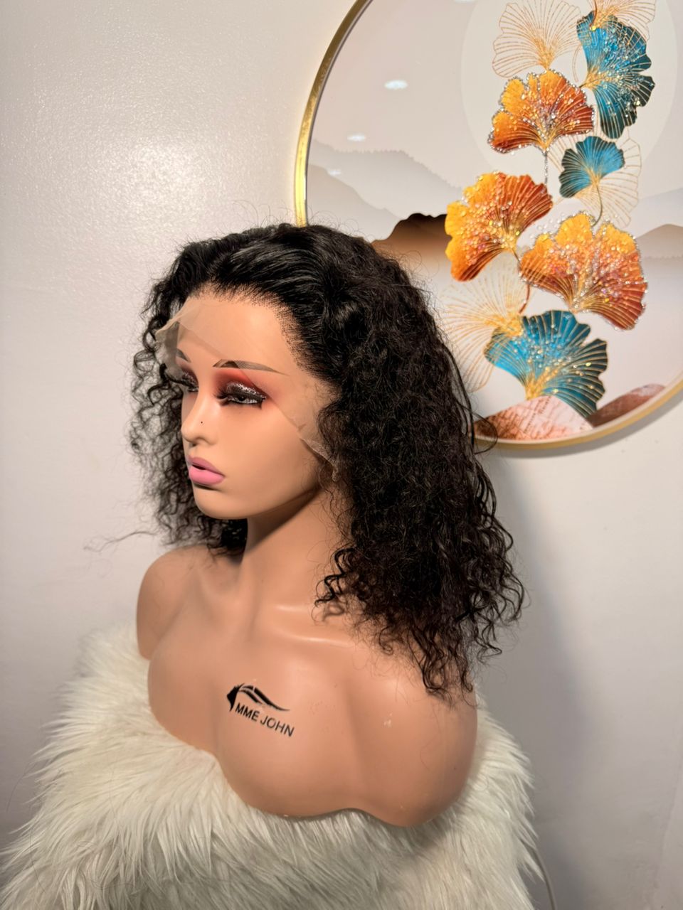 Perruque Water Wave Noire - Taille 14