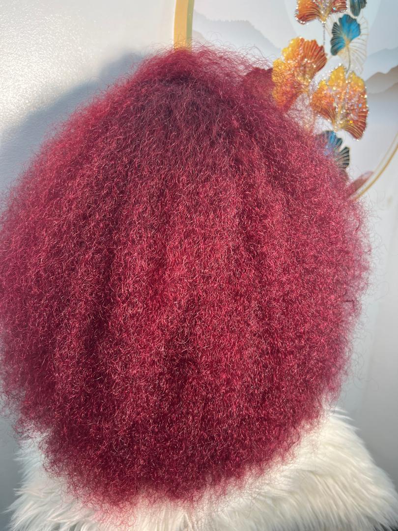 Perruque SDD Water Wave 18 pouces – Rouge