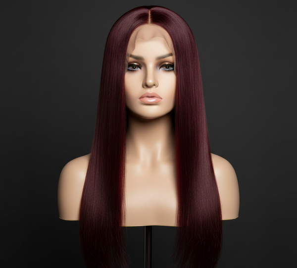 Perruque Lisse Bordeaux – Red Wine Sleek