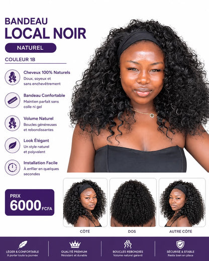 Bandeau local noir