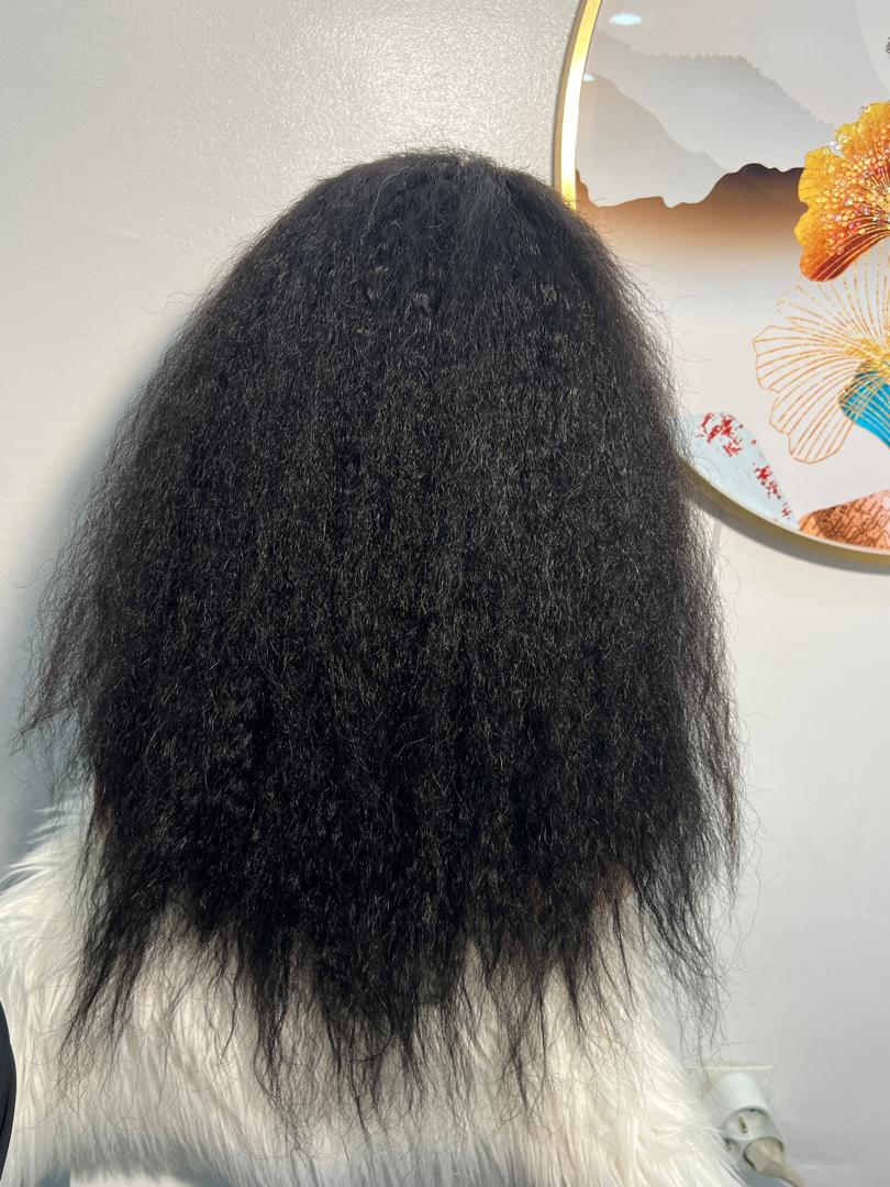 Perruque Afro Kinky Straight 16 pouces