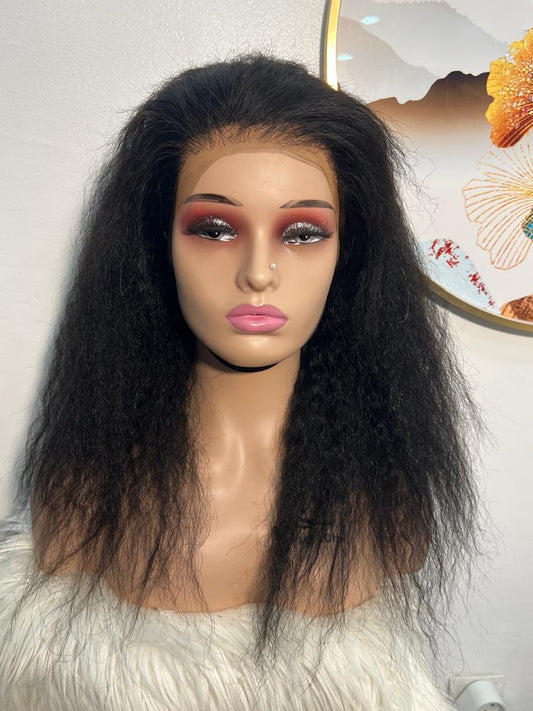 Perruque Afro Kinky Straight 16 pouces