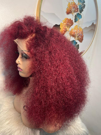 Perruque SDD Water Wave 18 pouces – Rouge