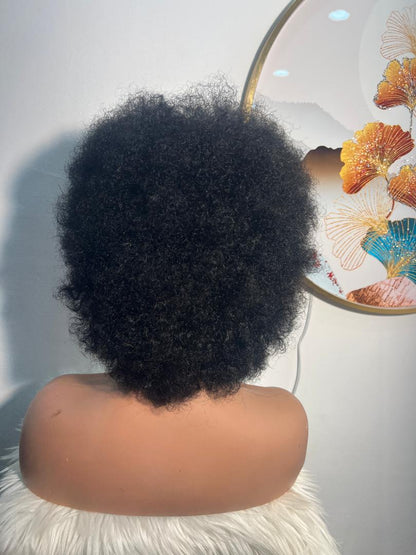 Perruque Jerry Curly Frontal T LG 8 pouces