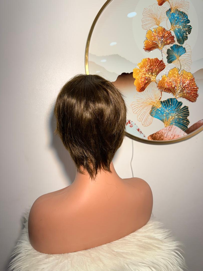 Perruque Mini Coupe Garçon – Marron