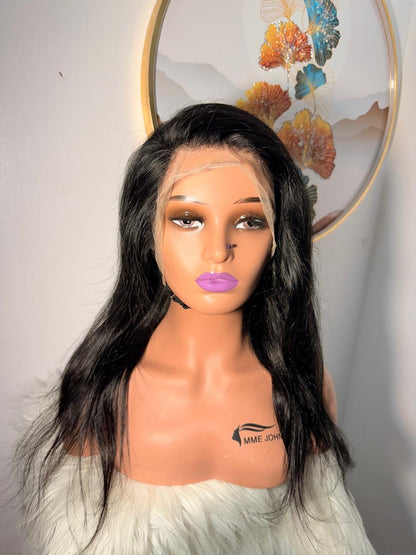 Perruque Virgin Hair – 20 pouces Noir