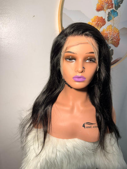 Perruque Virgin Hair – 20 pouces Noir