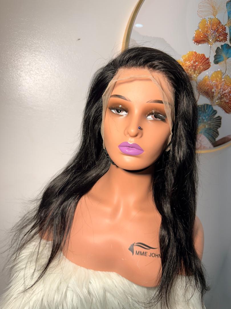 Perruque Virgin Hair – 20 pouces Noir