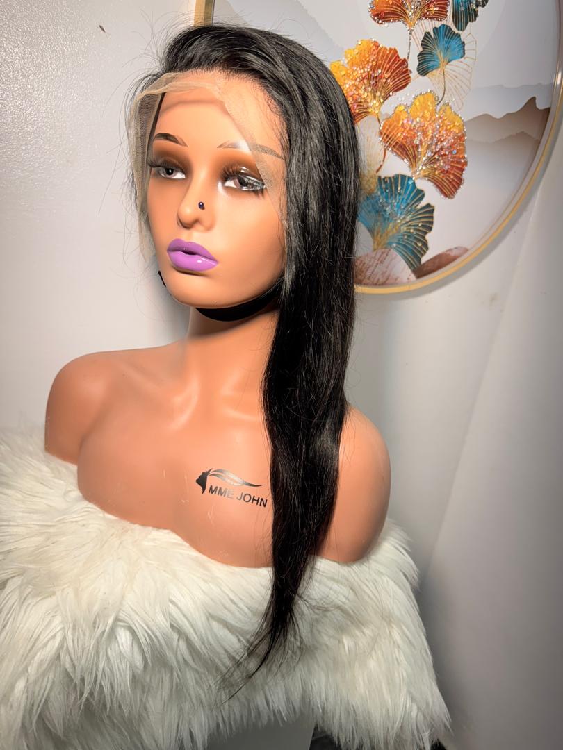 Perruque Virgin Hair – 20 pouces Noir