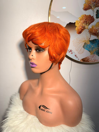 Mini Coupe Garçon - Couleur Oranger