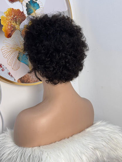 Perruque Pixie Frontale – T Noir