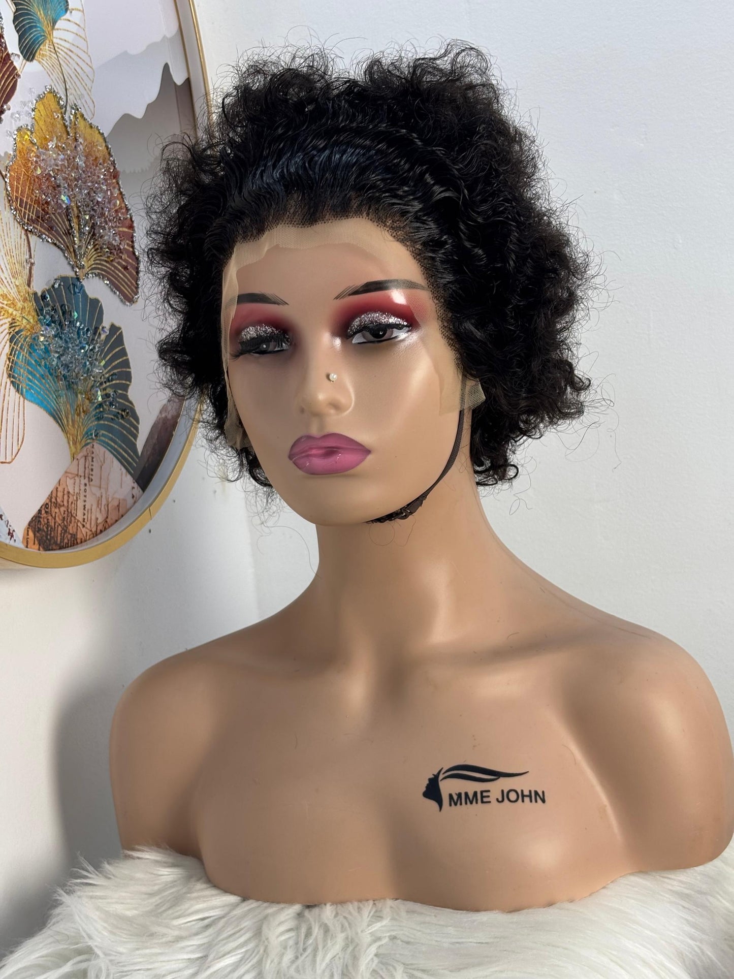 Perruque Pixie Frontale – T Noir