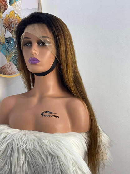 Perruque Virgin Hair 2Thon Marron