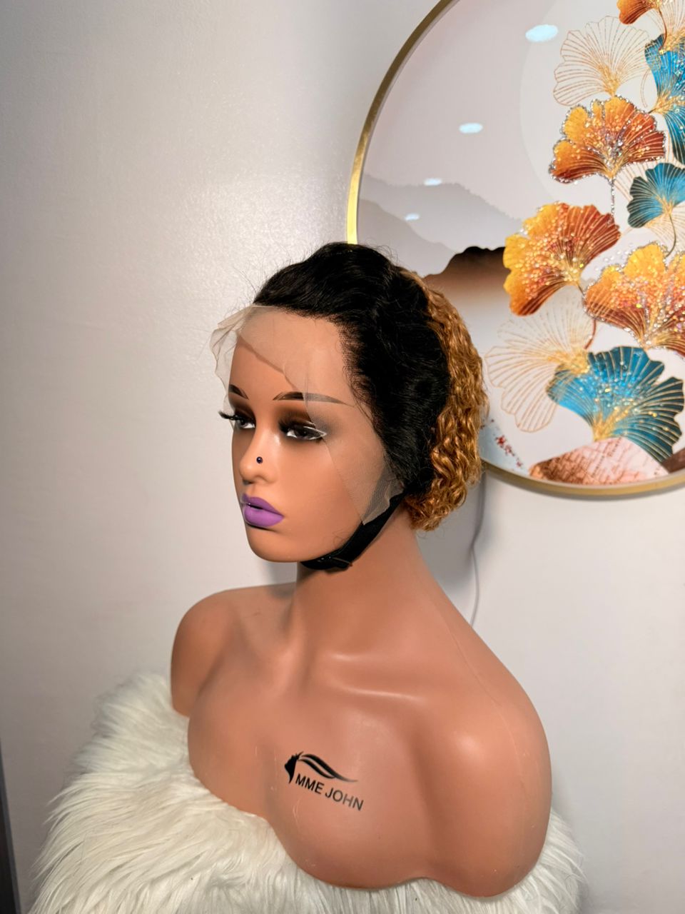 Perruque Pixie Frontal Normal 2Thon Marron 30