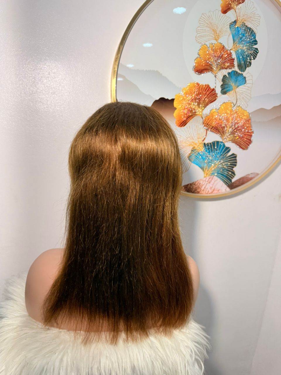 Perruque Virgin Hair Marron - Taille 16