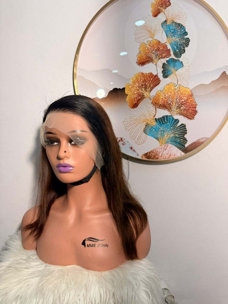 Perruque Virgin Hair 2Thon Marron - Taille 16