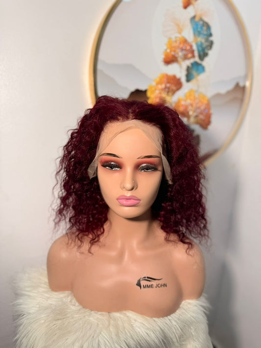 Perruque Water Wave Rouge - Taille 14