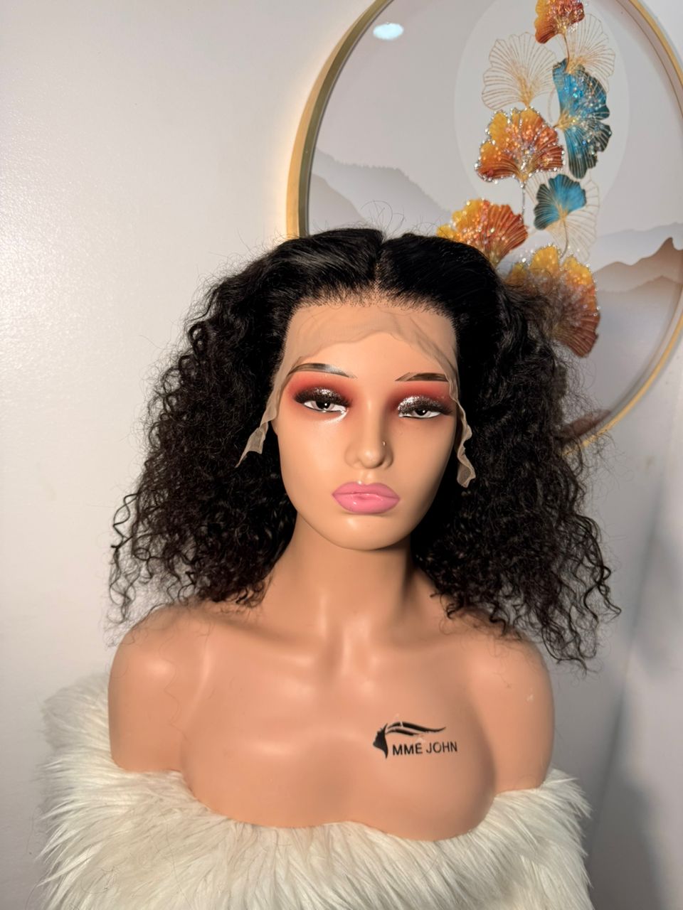 Perruque Water Wave Noire - Taille 14