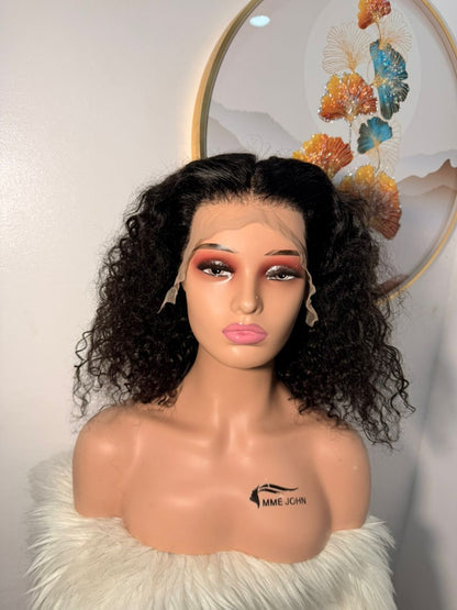 Perruque Water Wave Noire - Taille 14