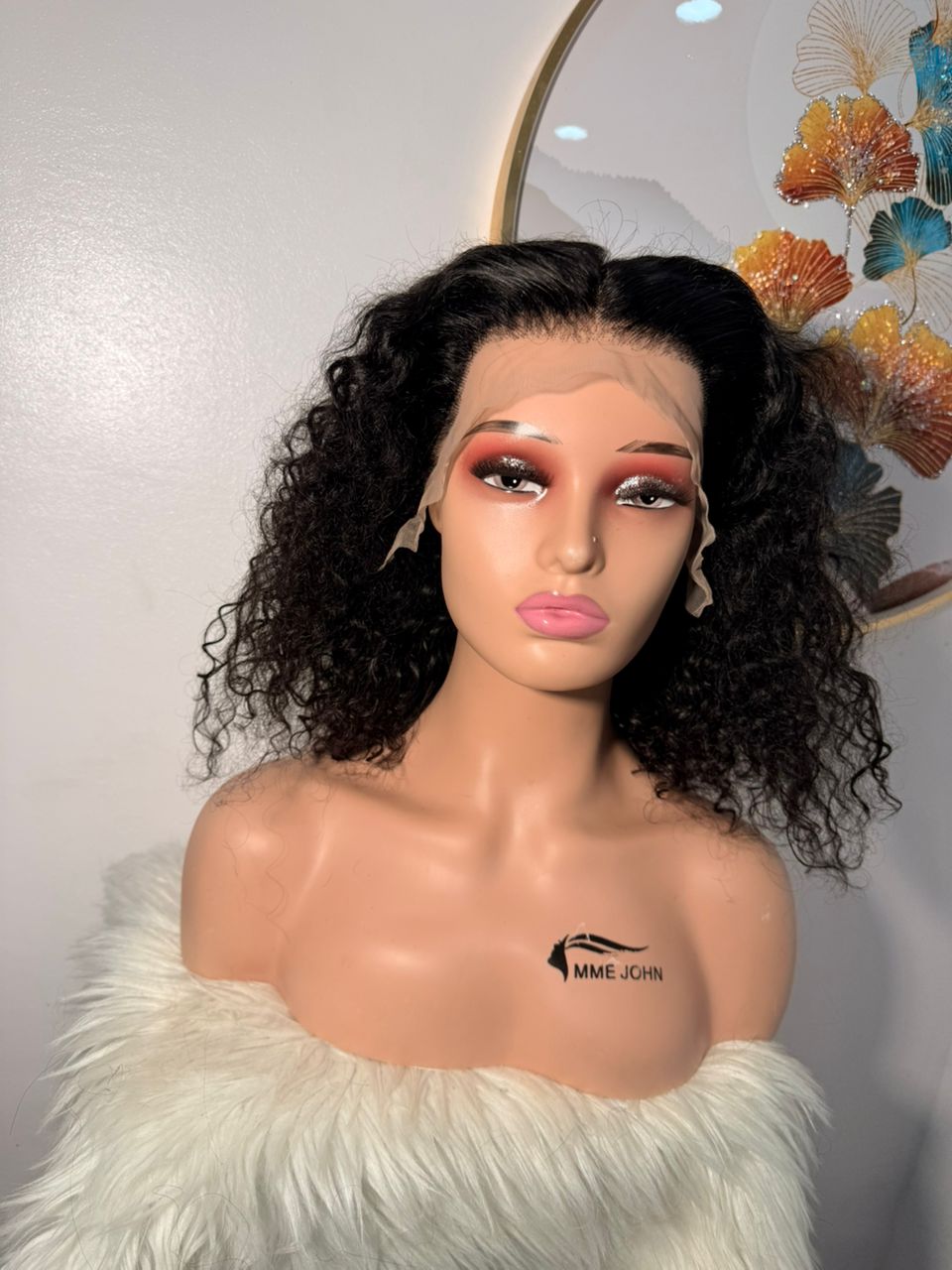 Perruque Water Wave Noire - Taille 14