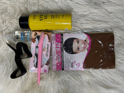 Kit de pose perruque avec colle