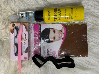 Kit de pose perruque avec colle