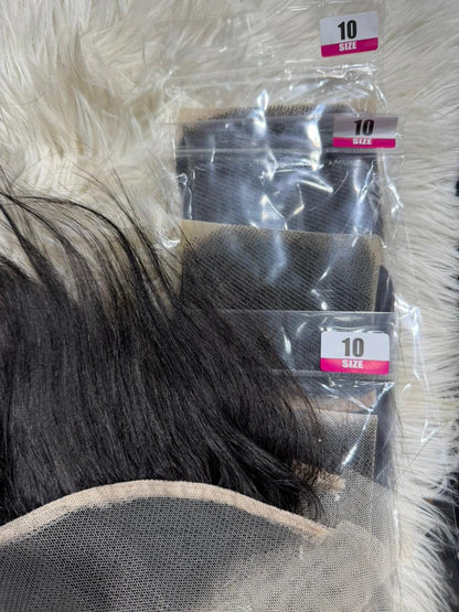 Lace frontal simple taille 10