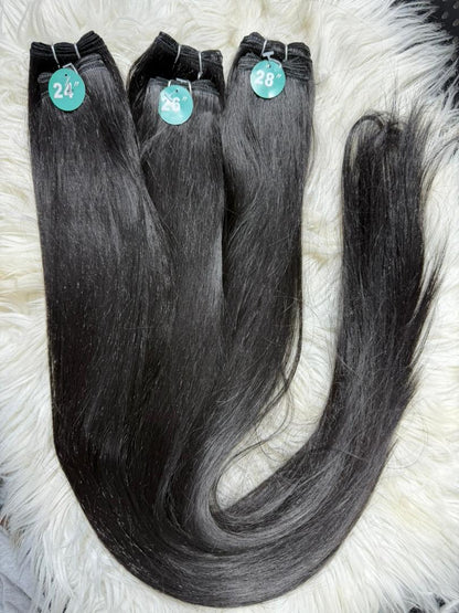 Tissage Rajout lisse Qualité naturelle