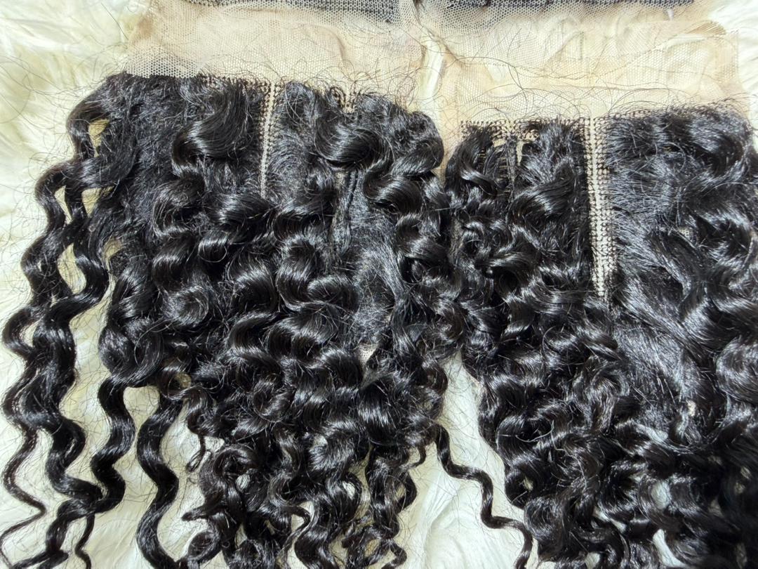 Closure 1 Raie Jerry curly Naturel