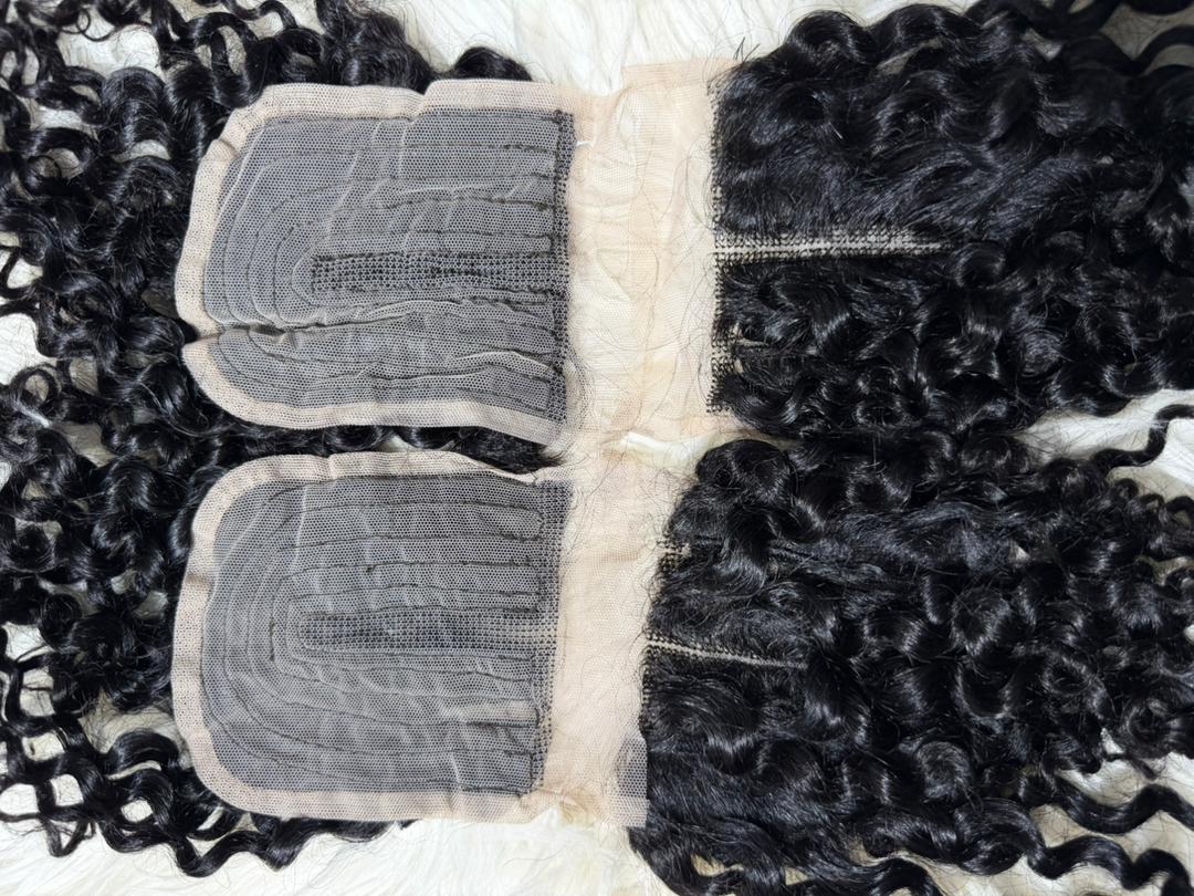 Closure 1 Raie Jerry curly Naturel