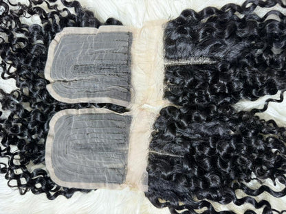 Closure 1 Raie Jerry curly Naturel